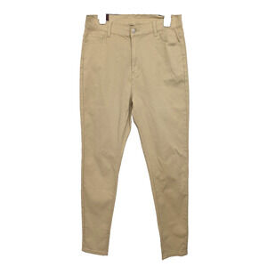 T & Y Fashion Jeans Juniors Size 17/18 Beige Stretchy Skinny Fit Pants Y2K